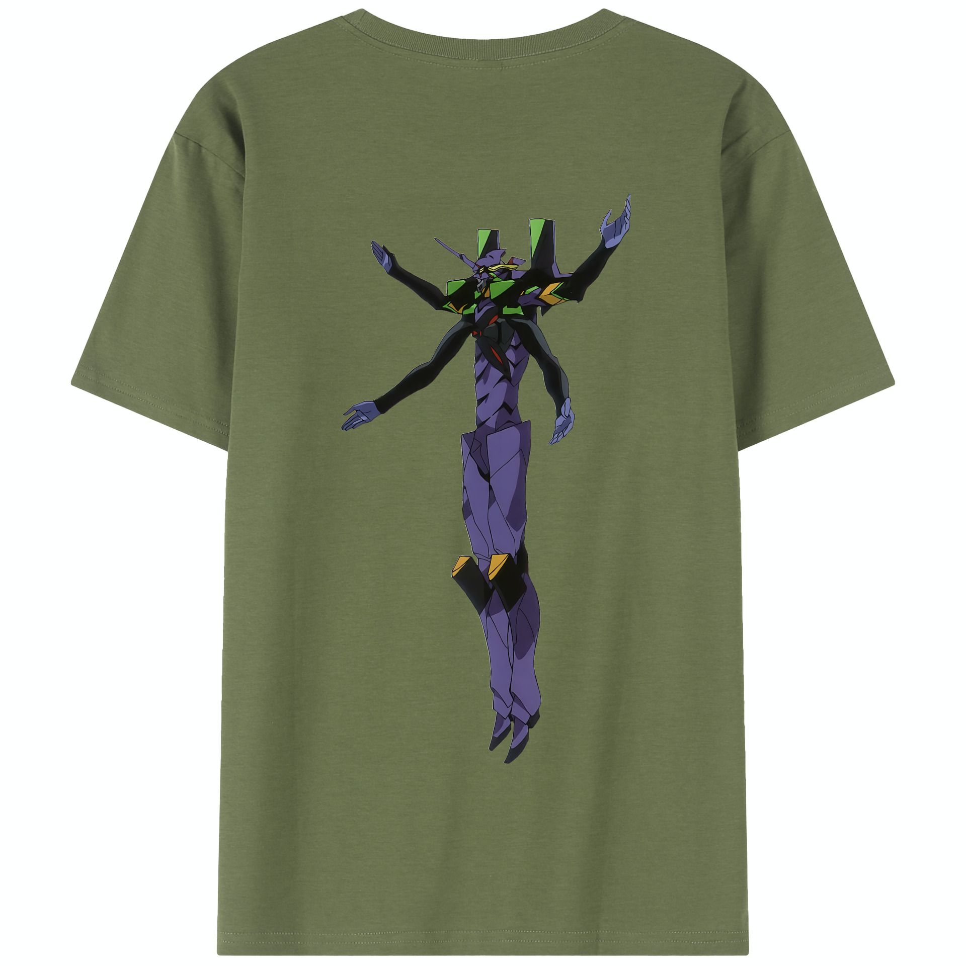 （画像用） EVA 新世紀エヴァンゲリオン 綿100％半袖Tシャツ（背面プリント）